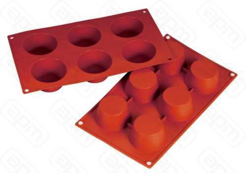 Форма силиконовая PL Proff Cuisine Маффин 6 ячеек d 70 мм h 35 мм 30175 см