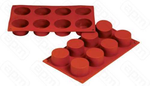 Форма силиконовая PL Proff Cuisine Цилиндр 8 ячеек d 60 мм h 35 мм 30175 см