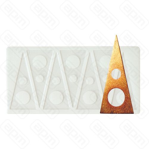 Силиконовая форма Треугольник 7 ячеек 9544 мм PL Proff Cuisine