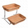 Стойка для выкладки металлическая  2 корзины 40288см PL Proff Cuisine