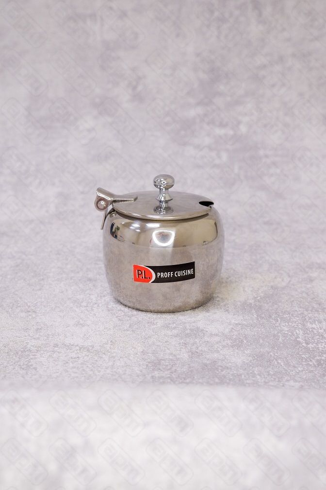 Сахарница металлическая с крышкой 03 л PL Proff Cuisine