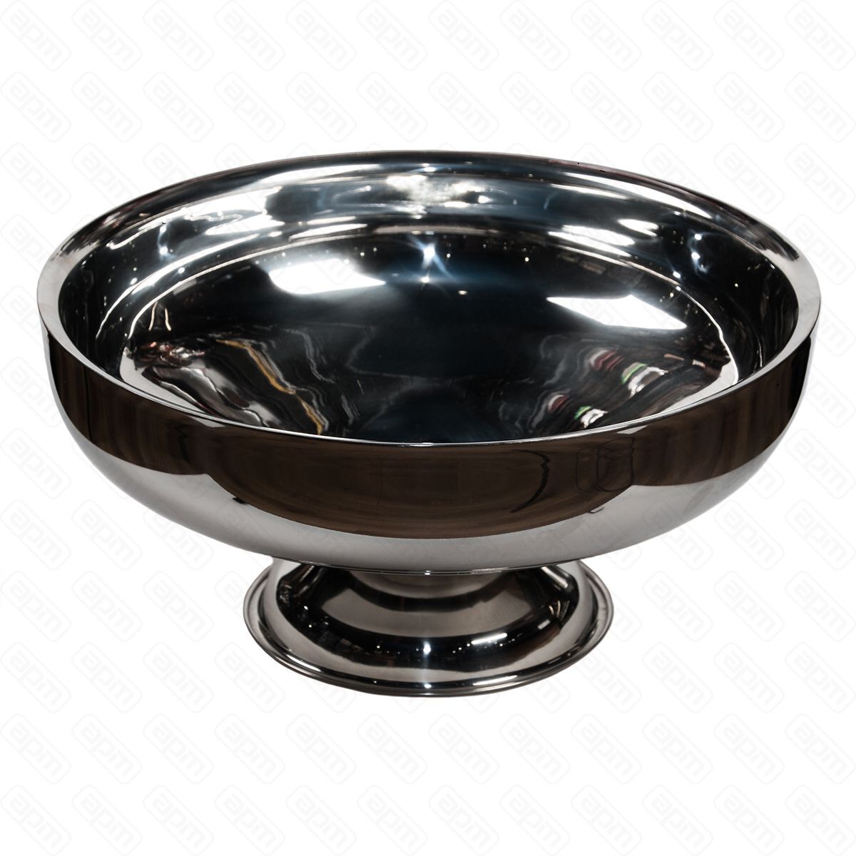 Чаша металлическая для подачи морепродуктов на ножке h 19 см d 40 см 9 л PL Proff Cuisine