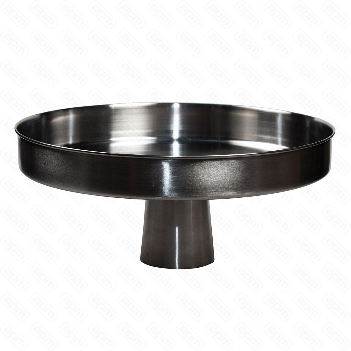 Чаша металлическая для подачи морепродуктов на ножке h 13 см d 35 см PL Proff Cuisine