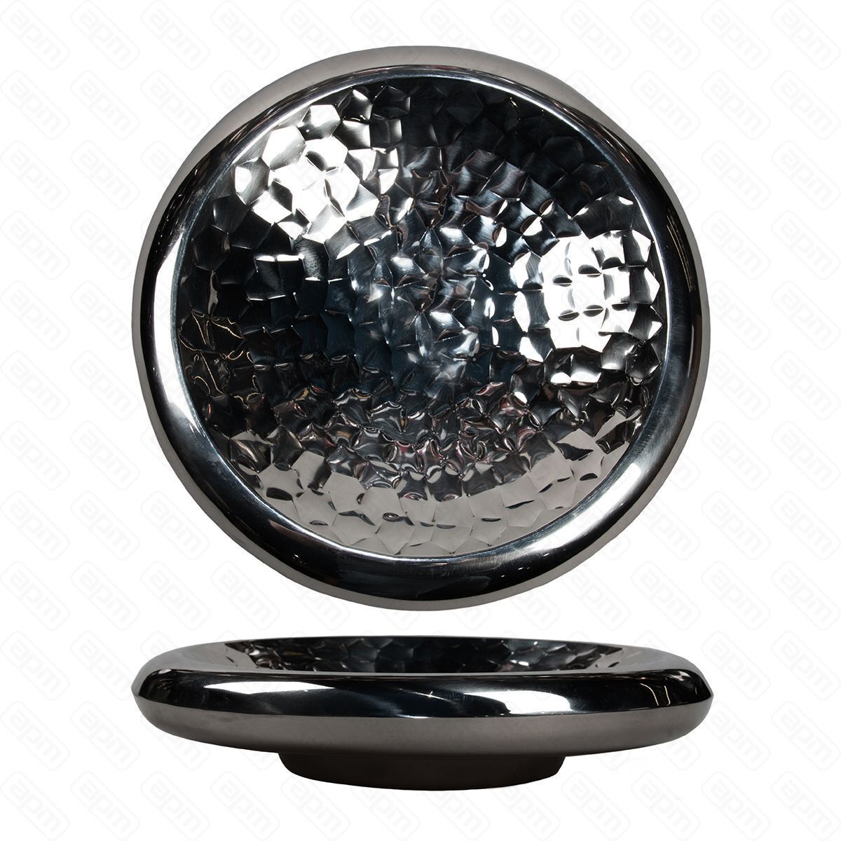 Блюдо металлическое круглое d 30 см для подачи морепродуктов PL Proff Cuisine