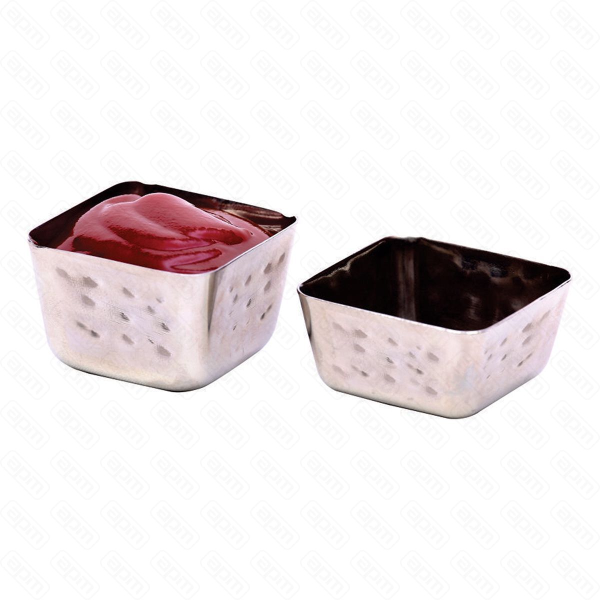 Соусник  квадратный 45 мл 5525 см нержавейка PL Proff Cuisine