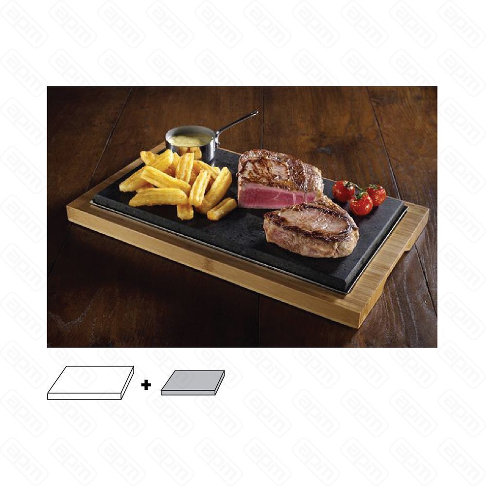 Набор для подачи лава 3620 см на деревянной доске 4225 см Garcia de PouИспания