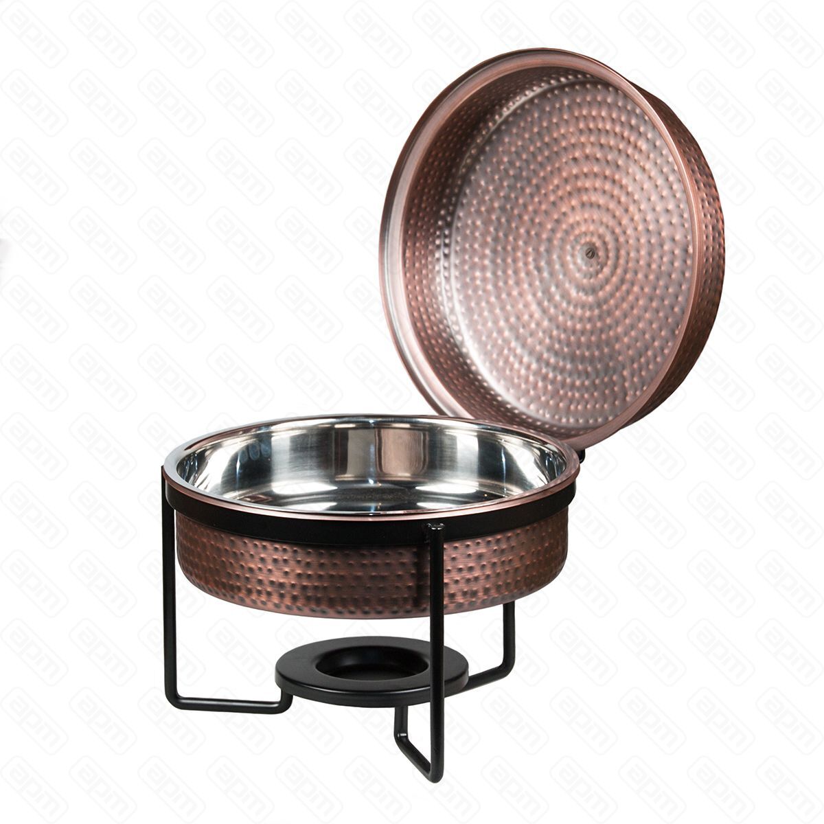 Чафиндиш мармит цвет антик 7 л  подставка D345 см PL Proff Cuisine