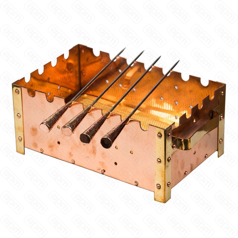 Мангал настольный мини 261712 см медное напыление PL Proff Cuisine