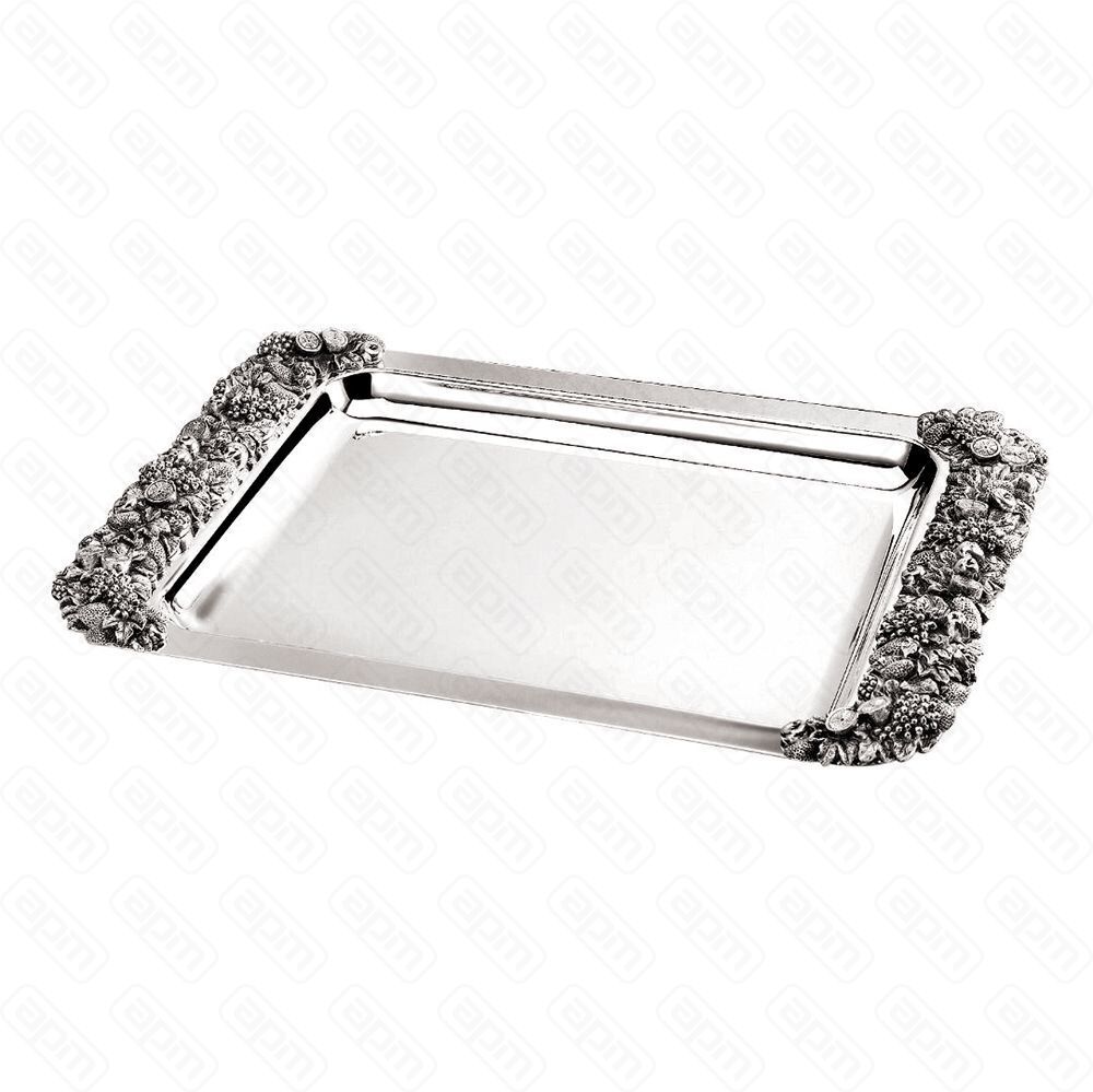 Блюдо прямоугольное с декоративными ручками 4731 см нержавейка PL - REG