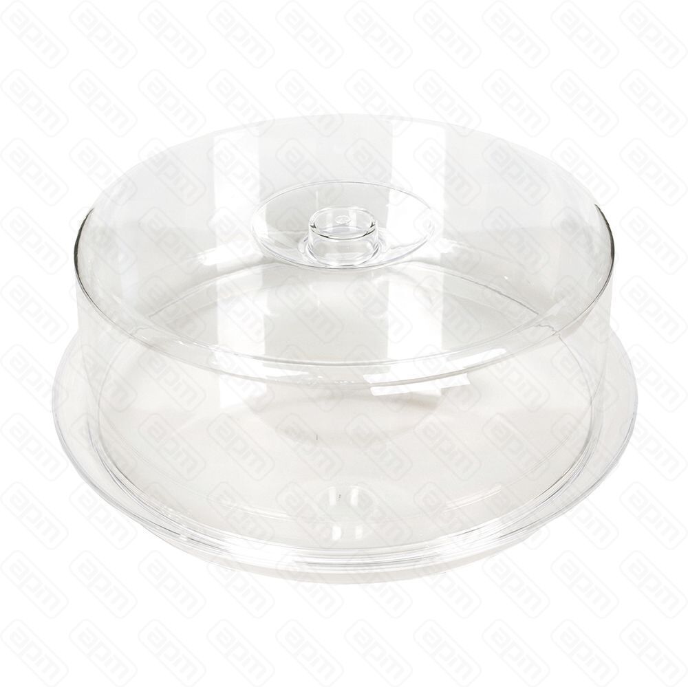 Подставка для торта круглая с крышкой d 34 см пластик PL Proff Cuisine