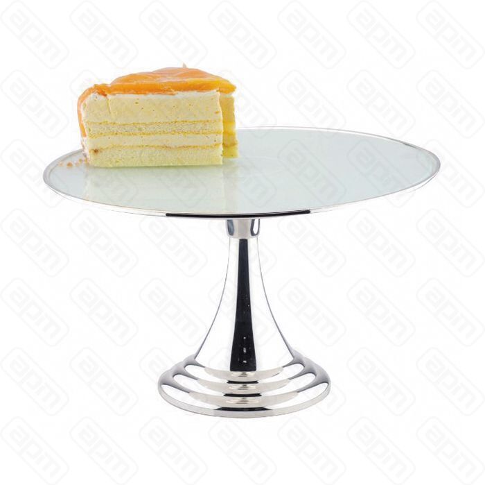 Подставка для торта на ножке d 30 см h 17 см нержавейка PL - REG