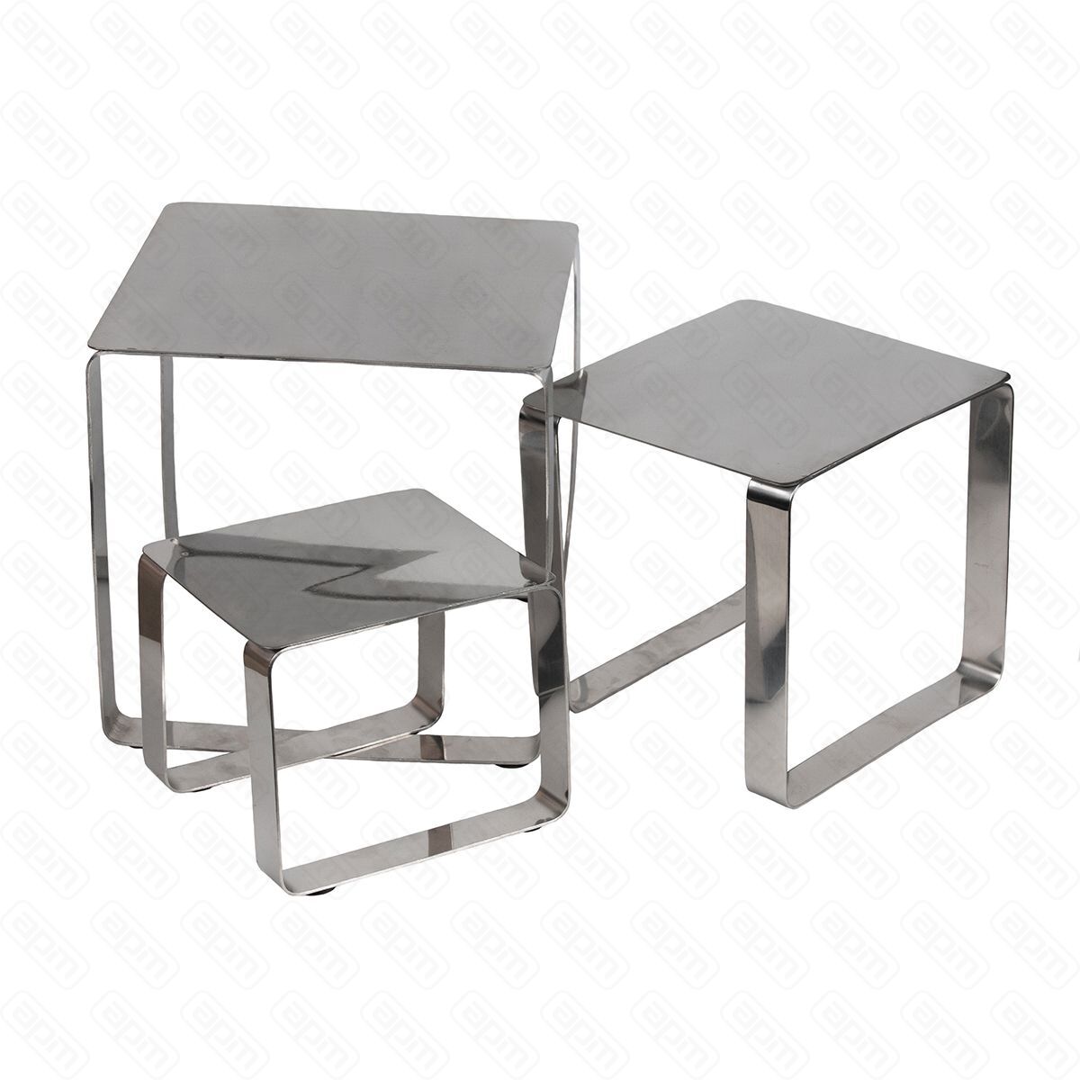 Набор подставок для блюд 3 шт 161820 см металл PL Proff Cuisine