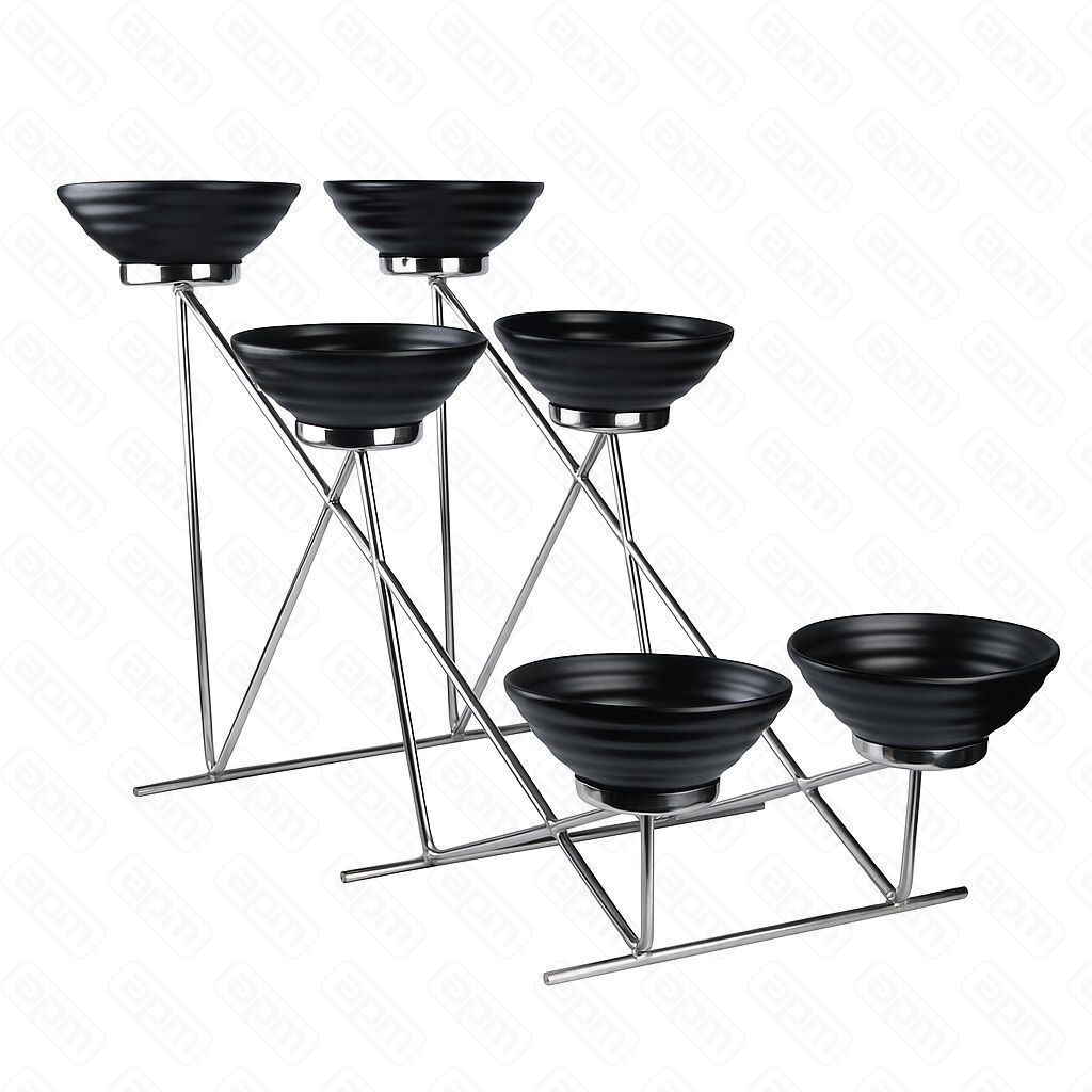 Стойка металлическая для выкладки  шесть салатников664044 см  PL--Hotelware