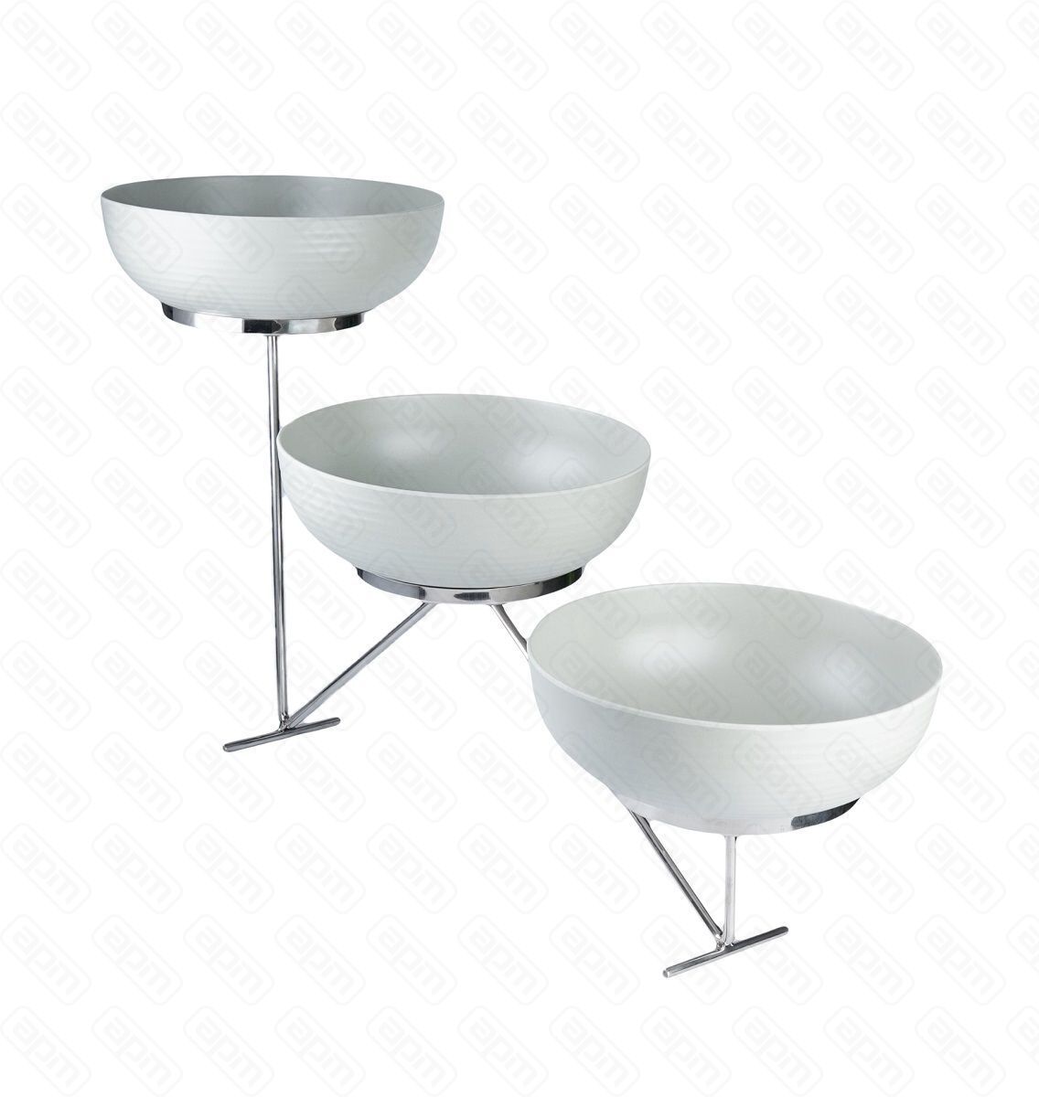 Стойка металлическая для выкладки  три салатника903050 см  PL--Hotelware