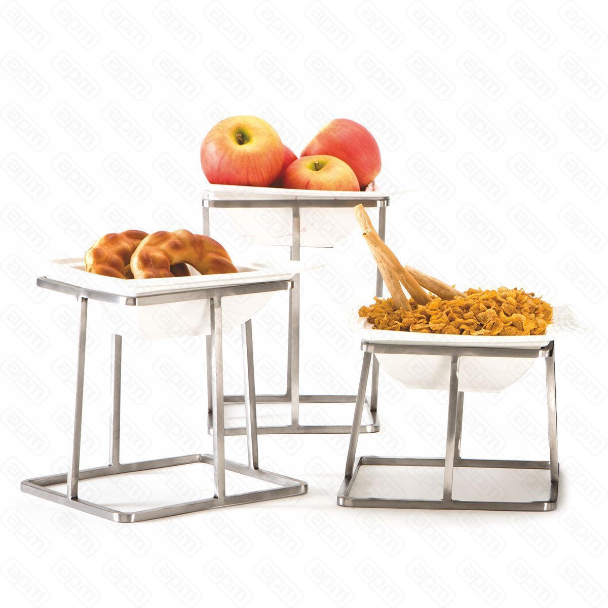 Стойка металлическая для выкладки  керамический салатник2020155 см  PL--Hotelware