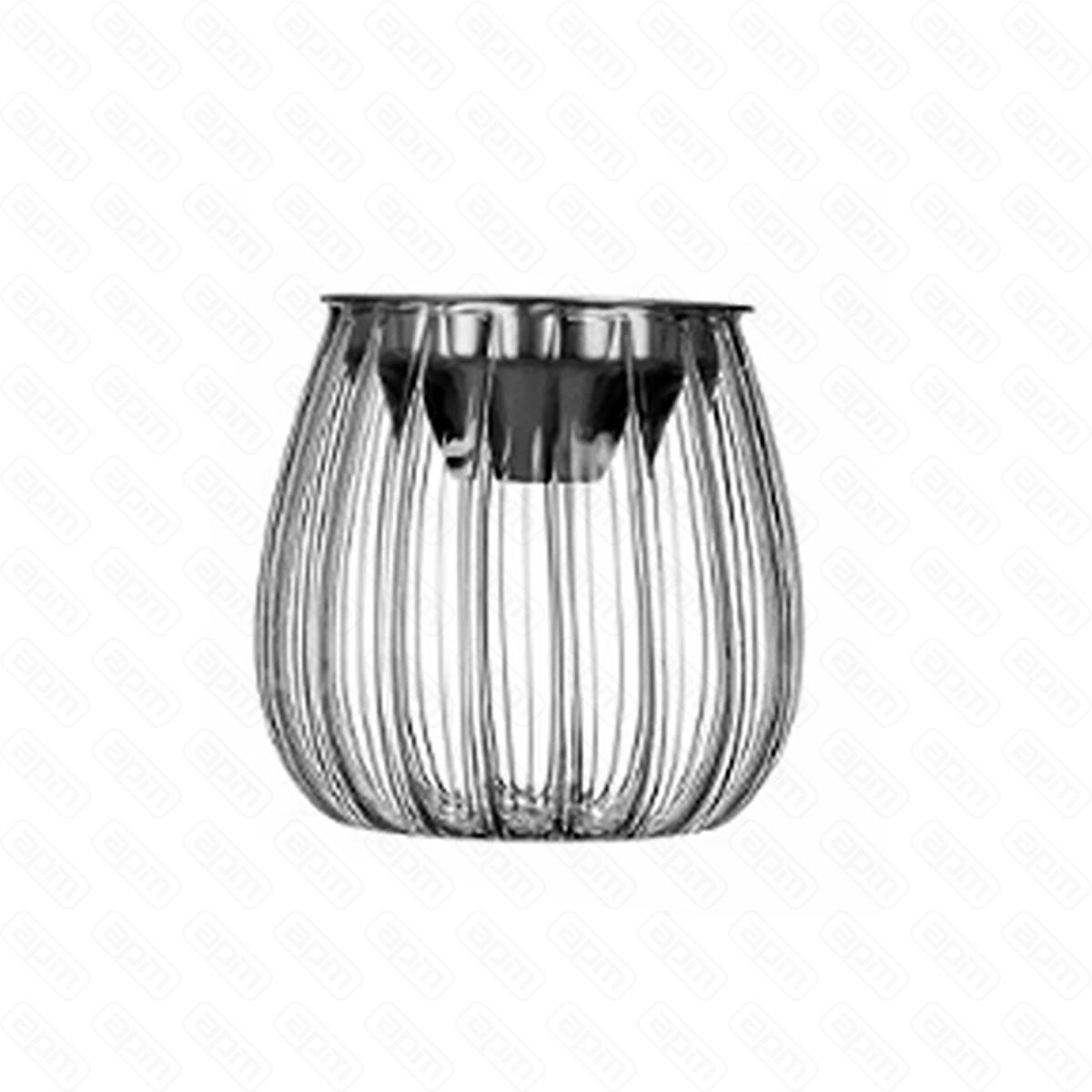 Пепельница d 115 см h11 смстеклометаллическая крышка   PL-Barbossa