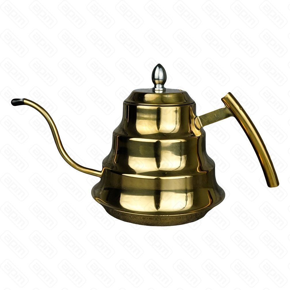 Кофейник с ситом 1200 мл нерж стальцвет-золото PL Proff Coffee