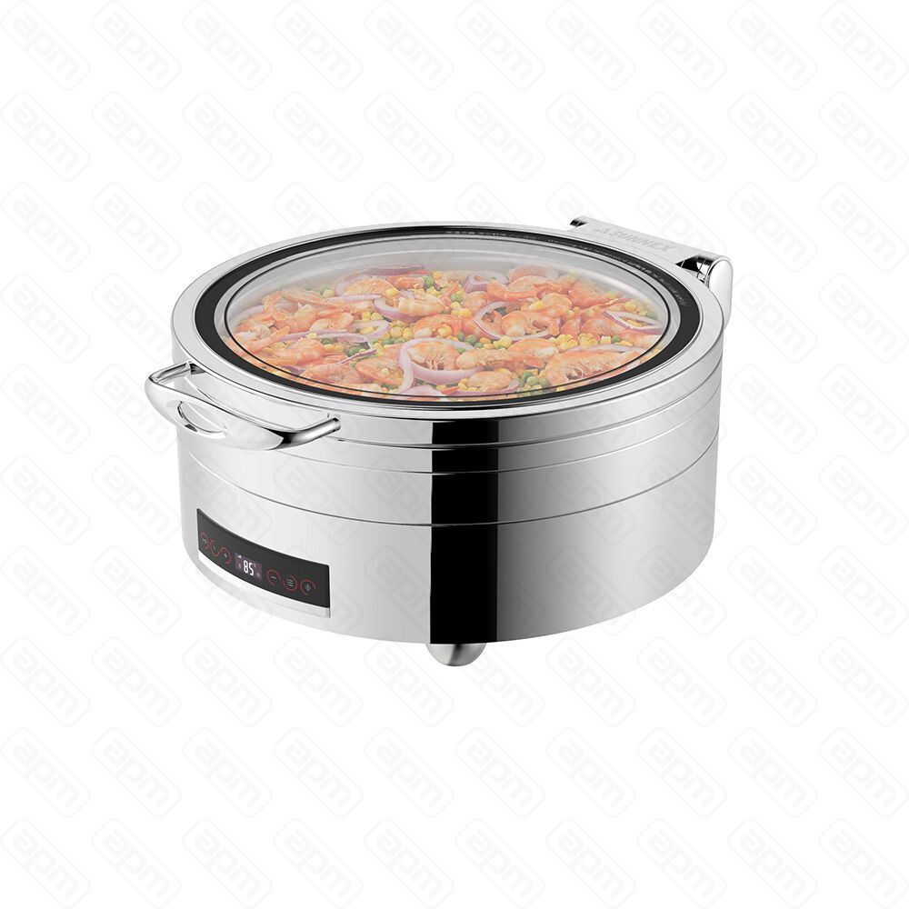 Мармит электрический Roma с обзорным стеклом емкость d36см h8см 68 л 900W SUNNEX - PL