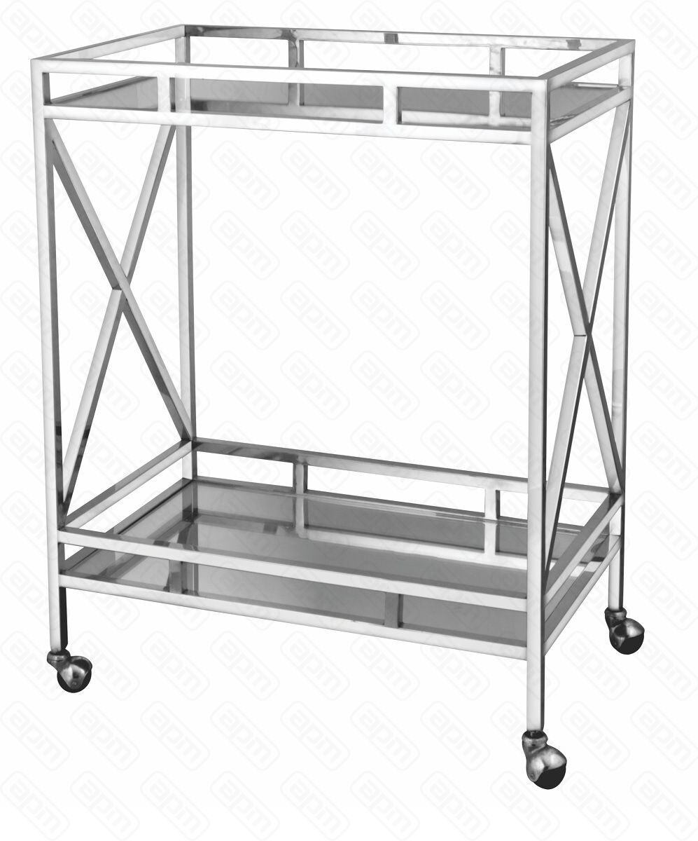 Тележка сервировочнаянержавеющая сталь 7545103 см  PL--Hotelware