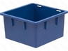 Ящик под кондит издел 385х385х225мм без крышки 23л пэ цвет синий 415