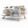 Кофемашина Sanremo Caf Racer 2 гр 220В white and wood