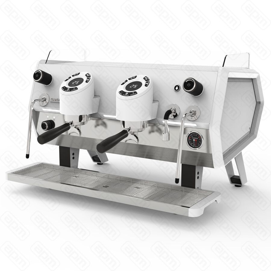 Кофемашина Sanremo D8 2 высокие гр Подсветка группCold Touch Total White белая