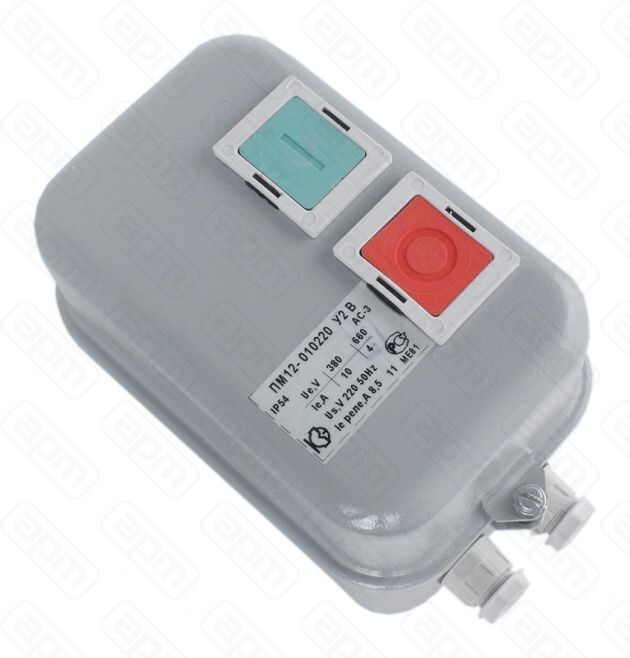 ПУСКАТЕЛЬ ПМ12-010210 У2 В IP54 220В ДЛЯ МУКОПРОСЕИВАТЕЛЯ