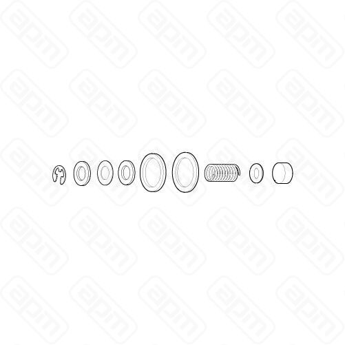 Комплект запасных частей для парового крана Sanremo арт KR11A3000002