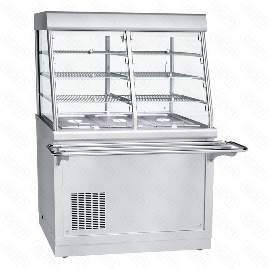 Прилавок-витрина холодильный Abat ПВВН-70Х-С-НШ