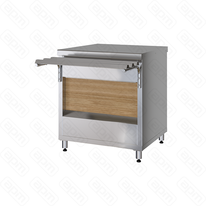 ПН6-У 630мм Прилавок нейтральный узкий без полок