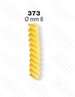 ФОРМА LA MONFERRINA ДЛЯ DOLLY  PNUOVA FUSILLI 3 PRINCIPI 8 ММ ДИАМЕТР 373 БРОНЗА