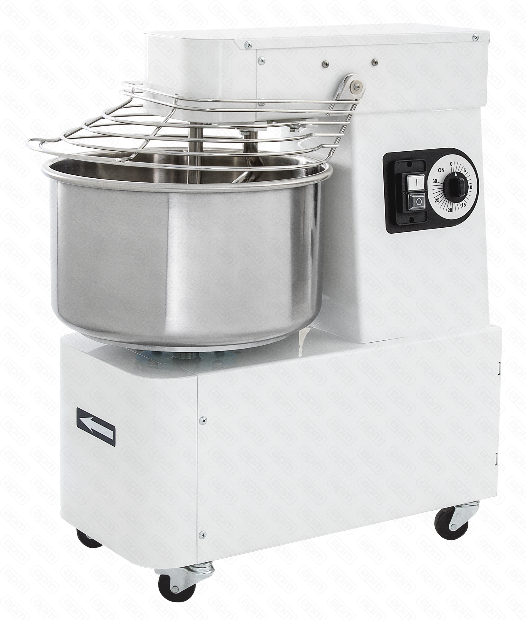 Тестомес спиральный PRISMAFOOD IBM 10 SPIRAL MIXER IBM 10 WITH TIMER AND CASTORS