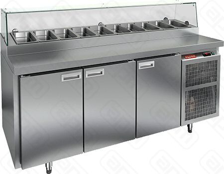 СТОЛ ДЛЯ ПИЦЦЫ HICOLD PZ2-111GN 16 СТЕКЛО