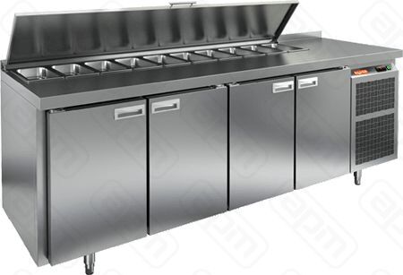 СТОЛ ДЛЯ САЛАТОВ HICOLD SL1-1111SN C КРЫШК