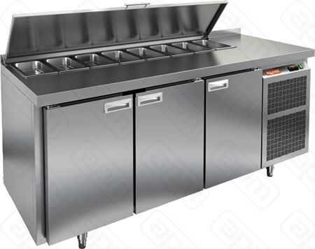 СТОЛ ДЛЯ САЛАТОВ HICOLD SL1-111GN C КРЫШК