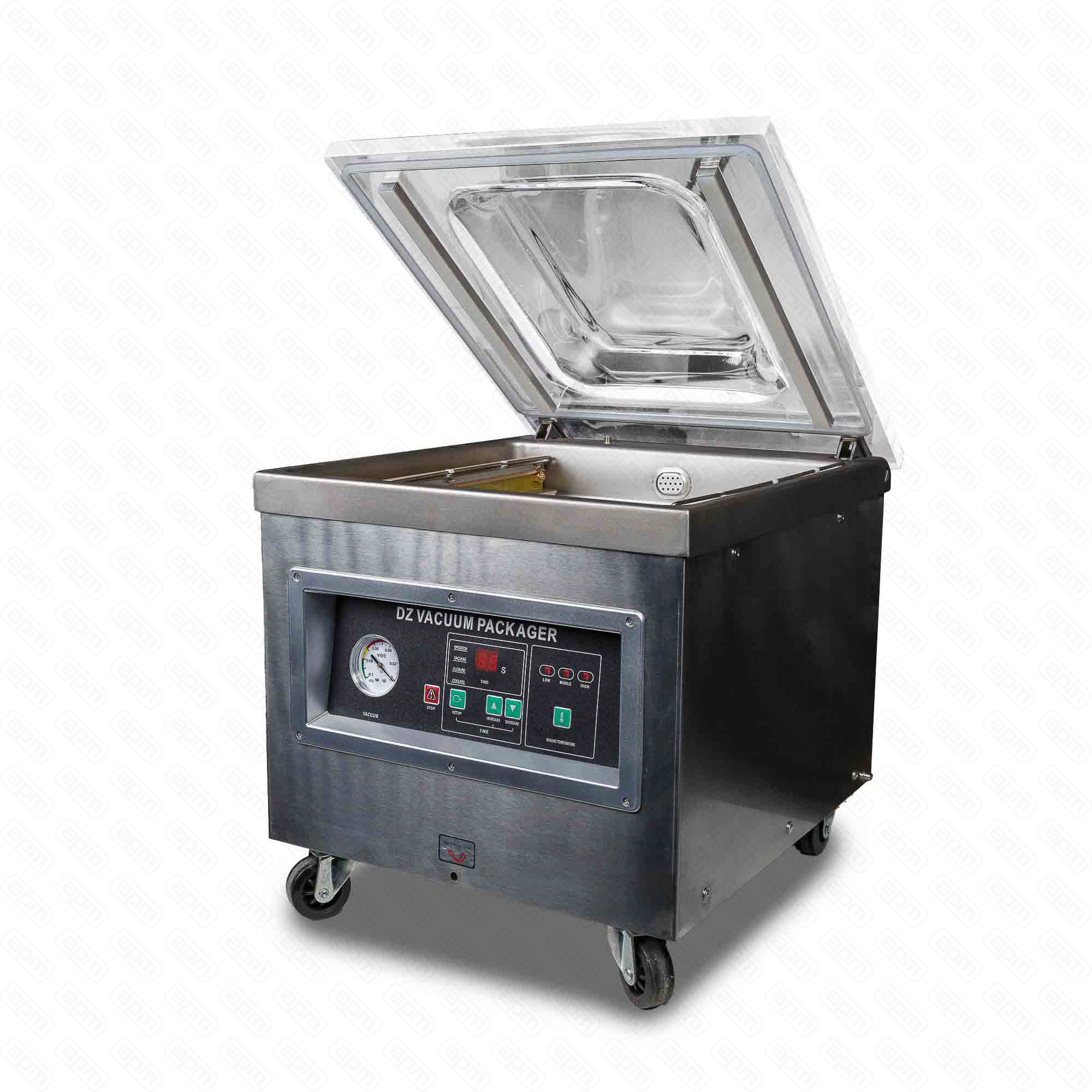 Настольный вакуумный упаковщик DZQ-4002T нерж газ