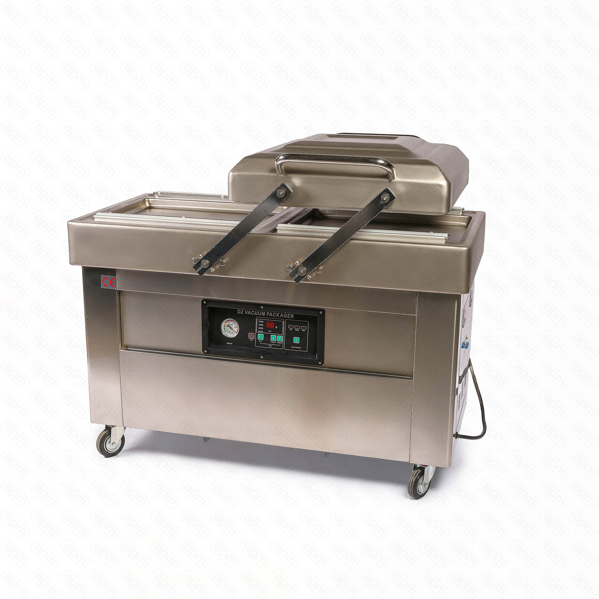 Напольная двухкамерная вакуум-упаковочная машина DZ-5002SB SS нерж