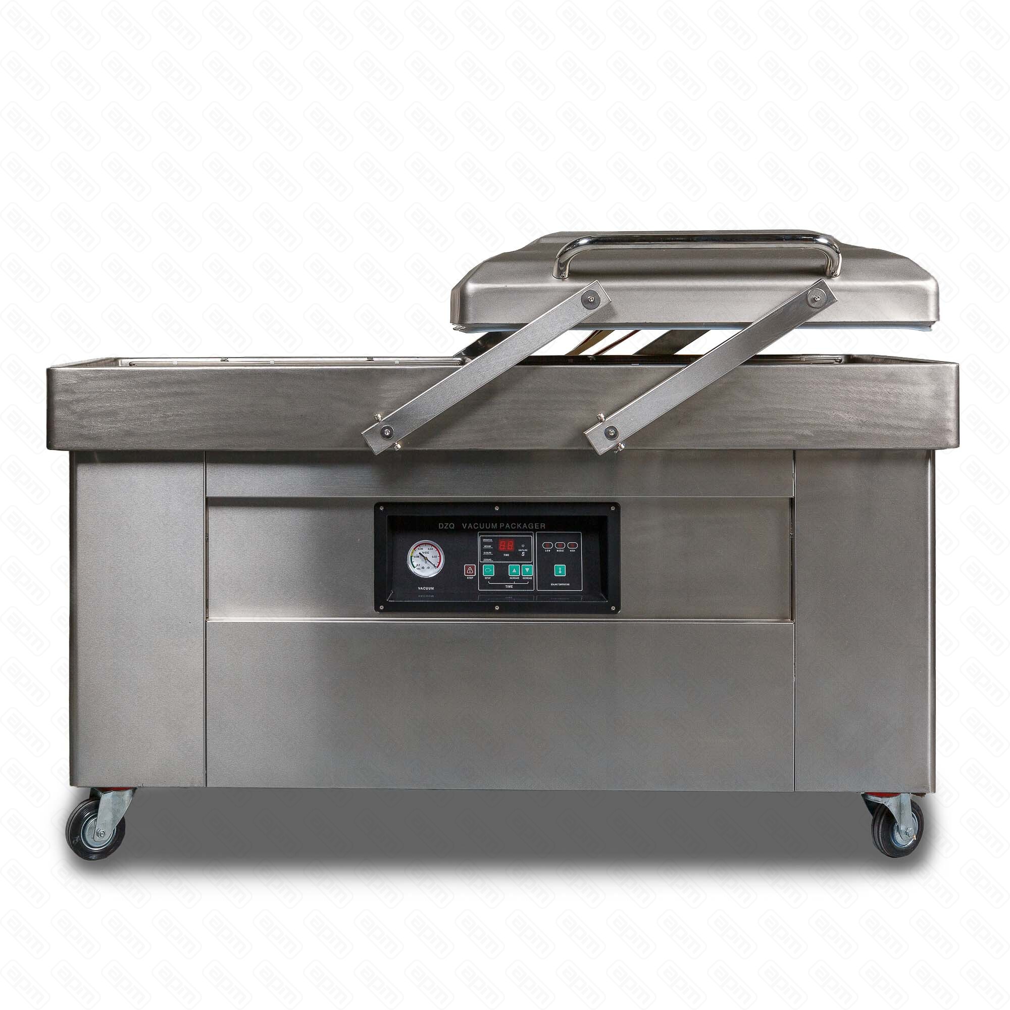 Напольная двухкамерная вакуум-упаковочная машина DZ-6002SB SS нерж