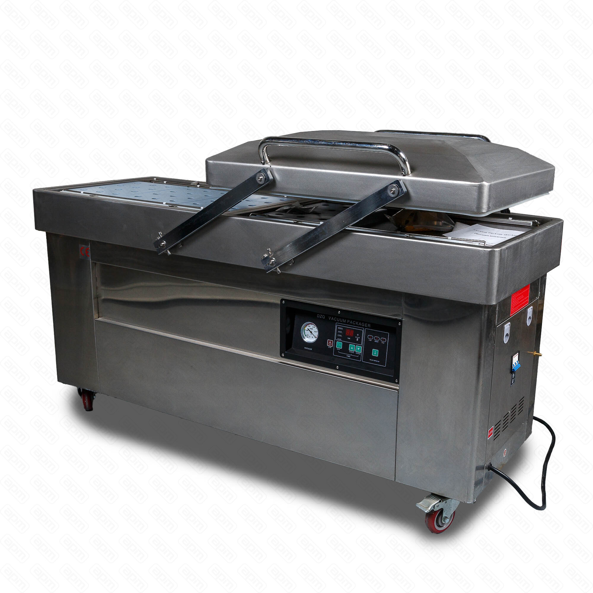 Напольная двухкамерная вакуум-упаковочная машина DZQ-7002SB нерж газ
