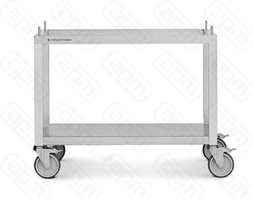 Подставка Convotherm 610 1010 открытая с полкой и столешницей на колесах