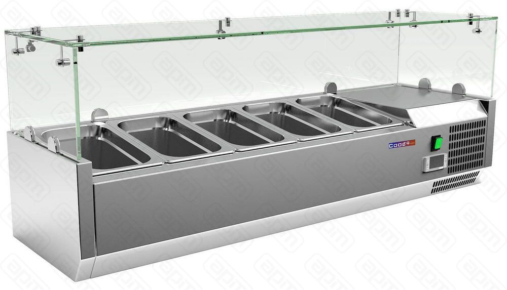 ВИТРИНА ХОЛОДИЛЬНАЯ НАСТОЛЬНАЯ COOLEQ VRX 1200330