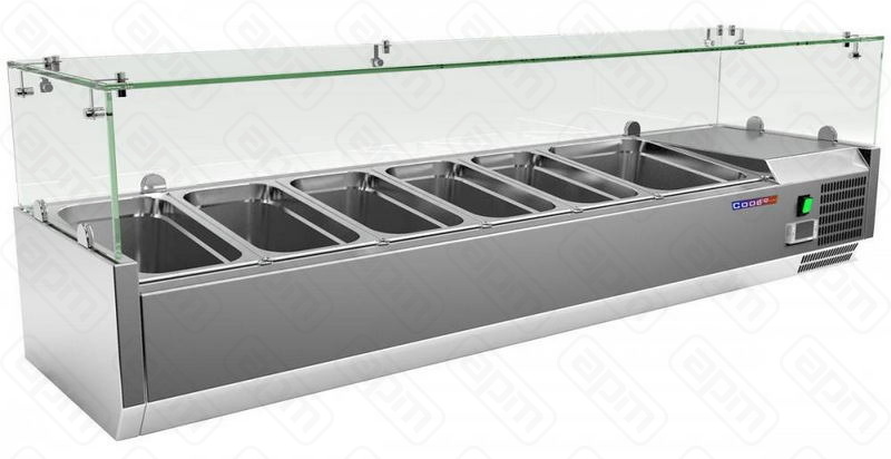 ВИТРИНА ХОЛОДИЛЬНАЯ НАСТОЛЬНАЯ COOLEQ VRX 1500380