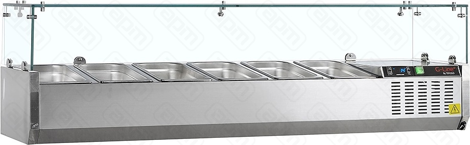ВИТРИНА ХОЛОДИЛЬНАЯ НАСТОЛЬНАЯ TEFCOLD GVC33-150