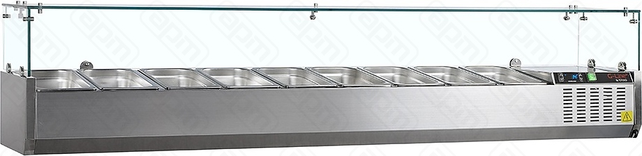 ВИТРИНА ХОЛОДИЛЬНАЯ НАСТОЛЬНАЯ TEFCOLD GVC38-200