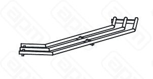 КОМПЛЕКТ НАПРАВЛЯЮЩИХ SELF 700 УГЛОВЫХ APACH CHEF LINE L9878ANG45