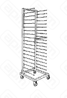 ТЕЛЕЖКА ДПЕЧИ ZANOLLI ROTOR WIND 3EG-4EG 18