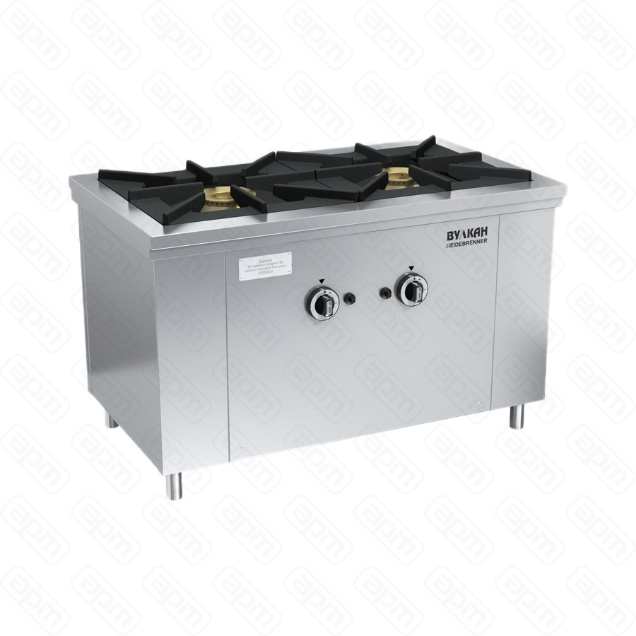 ПЛИТА-ТАБУРЕТ ГАЗОВАЯ ВУЛКАН-HEIDEBRENNER ПРГ-IIА-2 81972