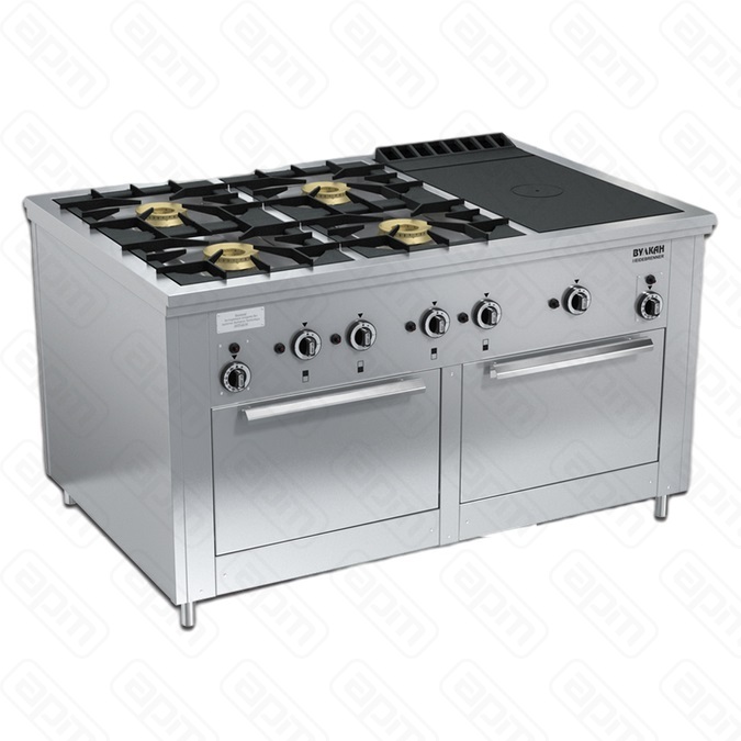 ПЛИТА ГАЗОВАЯ ВУЛКАН-HEIDEBRENNER ПРГ-IIА-6-1 2ДШ MAXI АРТ82332