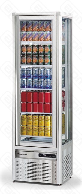 ШКАФ ХОЛОД СО СТЕКЛОМ TECFRIGO SNELLE 281 G СЕРЕБР