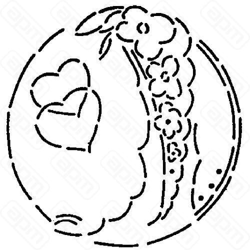 Трафарет для декора d26см Фантазия пластик MASK 140